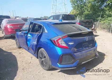 2017 Honda Civic Ex из США, поврежденный, VIN SHHFK7H53HU210147